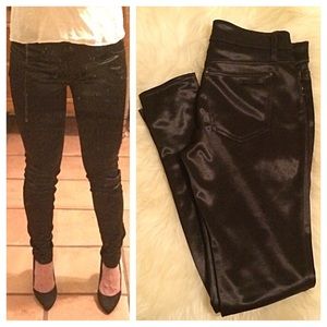 Joe's Shiny Black Skinny Pants